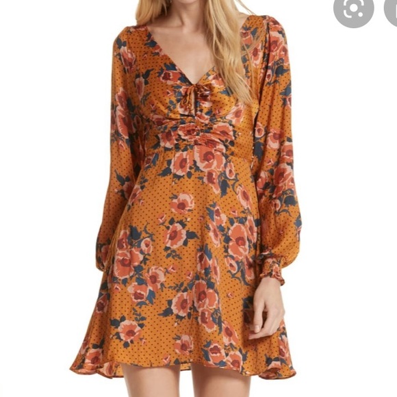 NWT Free People Morning light floral mini dres… - Picture 2 of 6